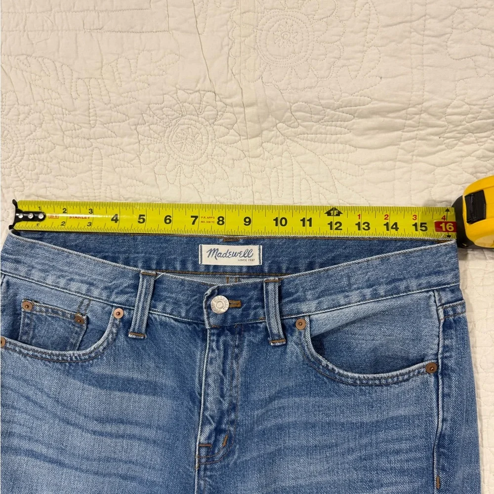 Madewell Classic Blue Straight Jeans / Women’s Size 27 - Picture 3 of 9